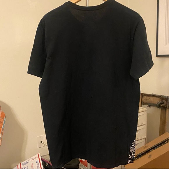 2 HURLEY MENS LARGE CREW T SHIRTS BLACK NWOT GREEN VTG BROKE IN P 21 L 30 GREAT - Picture 3 of 6